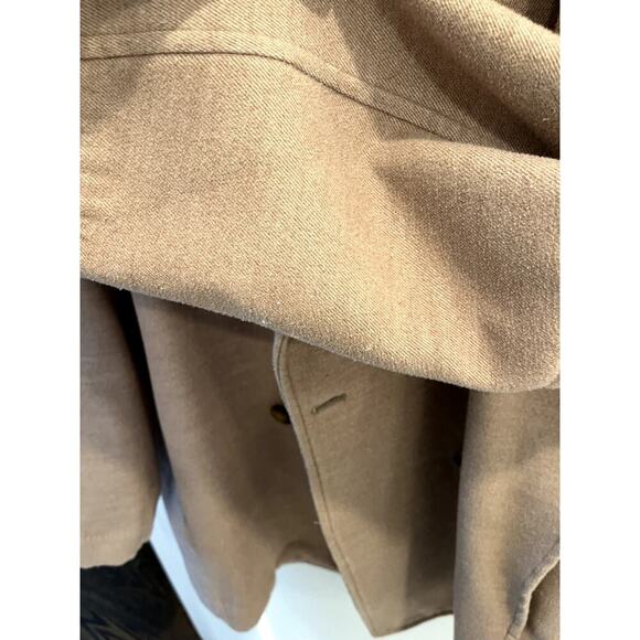 Free People Size Medium Oversized Tan Slouchy Coat Blazer - Picture 6 of 11